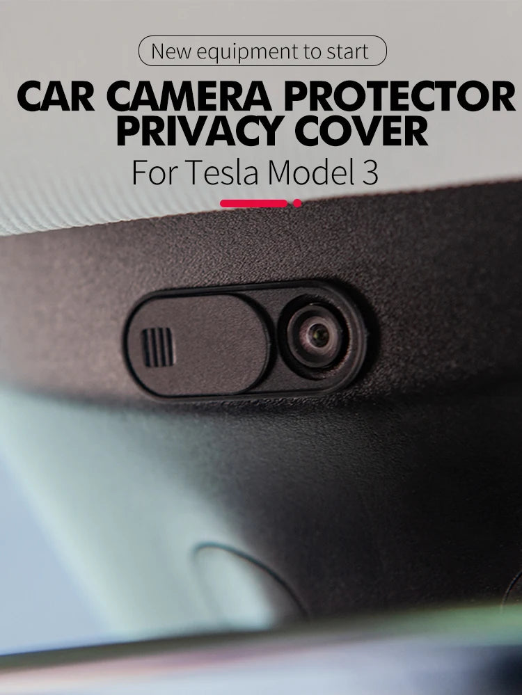 pour Tesla Model 3 Highland 2024 Cache de confidentialité pour caméra Blanc ModelY PC Webcam Cover Model3 Model SXY 2023 Accessoires intérieurs 