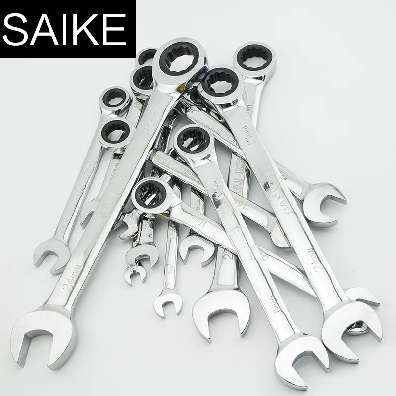 Ratchet Metric Wrenches Torque Universal Spanners for Car Repair Hand Tools