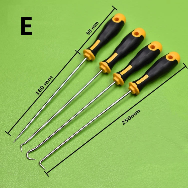 4Pcs Car Pick and Hook Set Automotive O Ring Oil Seal Gasket Puller Remover Craft Hand Tool Auto Disassembly Accessories