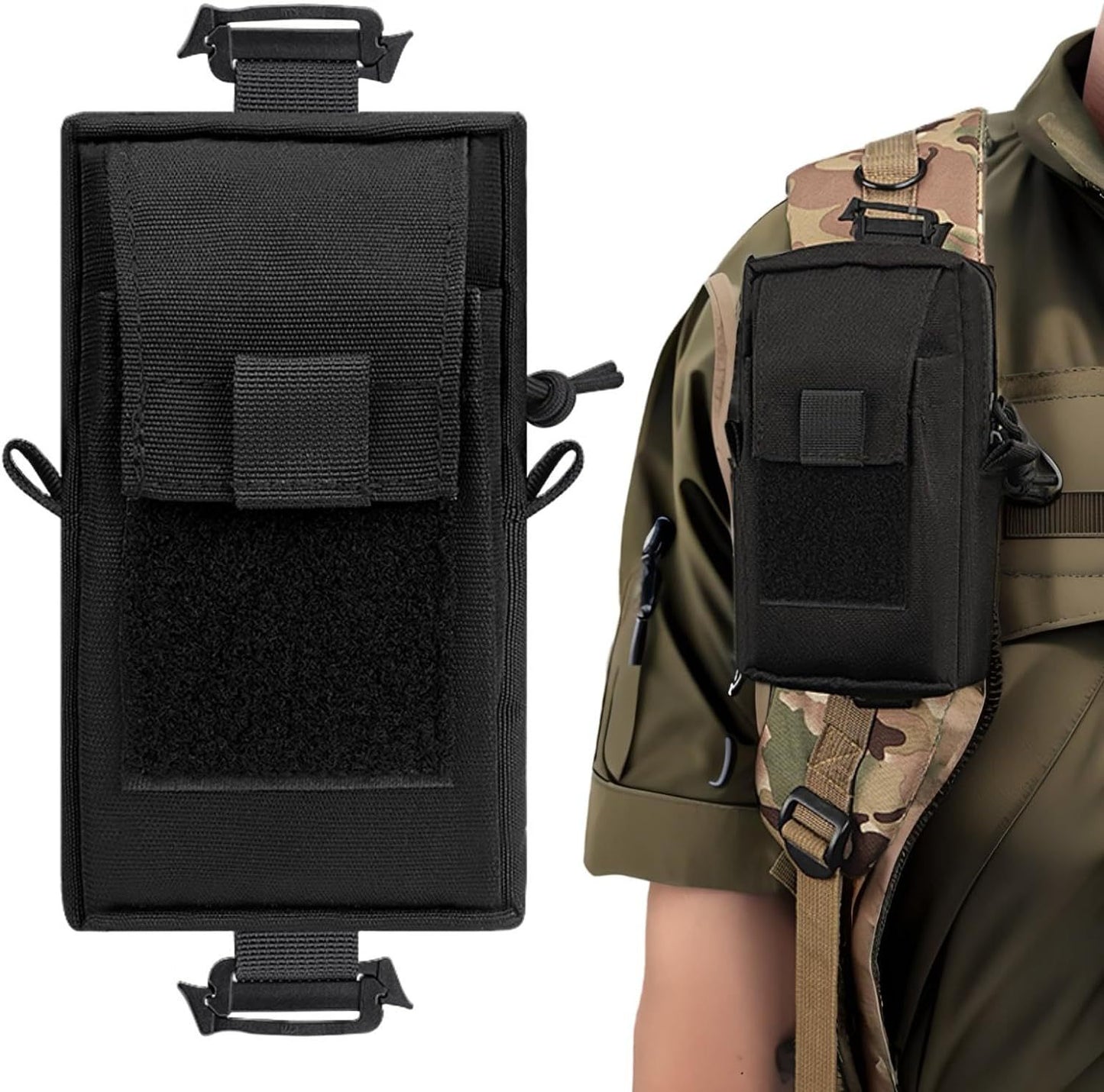 Molle Taktische Hüfttasche Outdoor Notfall EDC Beutel Telefon Pack Sport Klettern Laufen Zubehör Werkzeug Jagd Taschen