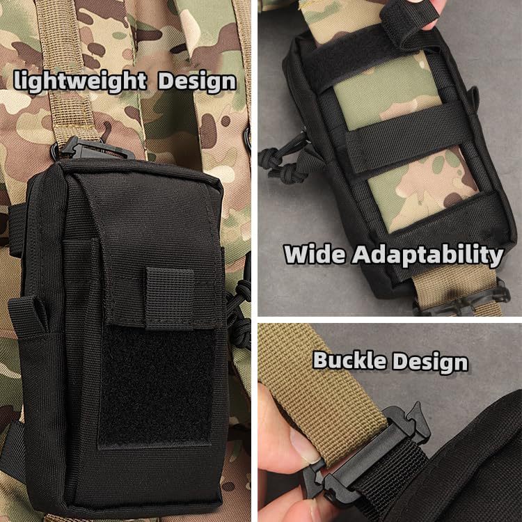 Molle Taktische Hüfttasche Outdoor Notfall EDC Beutel Telefon Pack Sport Klettern Laufen Zubehör Werkzeug Jagd Taschen