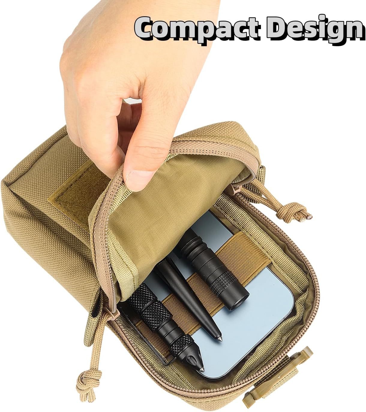 Molle Taktische Hüfttasche Outdoor Notfall EDC Beutel Telefon Pack Sport Klettern Laufen Zubehör Werkzeug Jagd Taschen