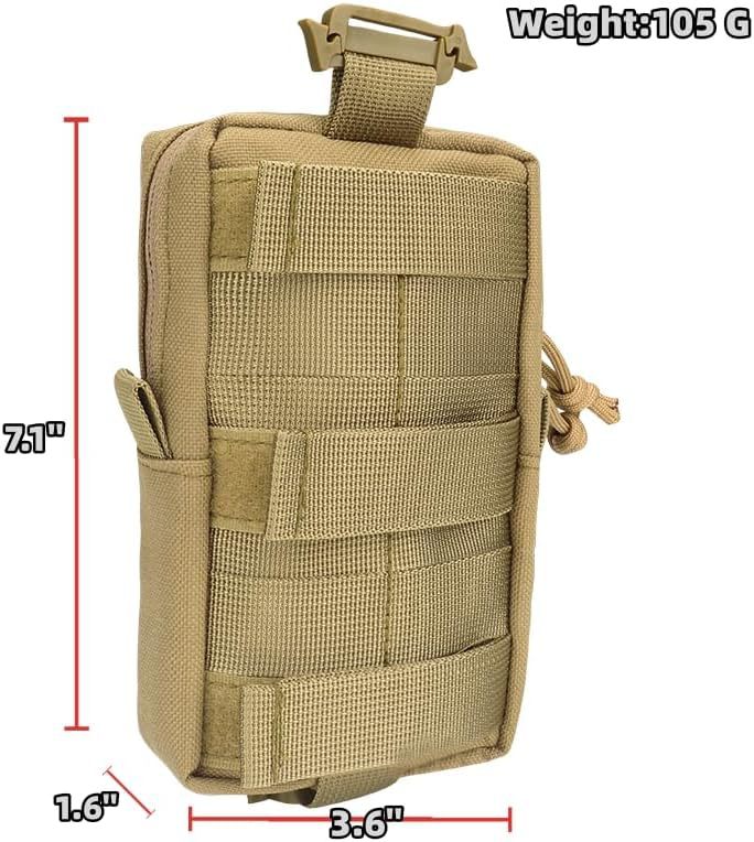 Molle Taktische Hüfttasche Outdoor Notfall EDC Beutel Telefon Pack Sport Klettern Laufen Zubehör Werkzeug Jagd Taschen