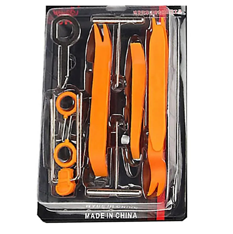 12 PCS Car Hand Tools Car Removal Kit DVD Stereo Conversion Kit Interior Plastic Trim Dashboard Removal Tool Repair Tool