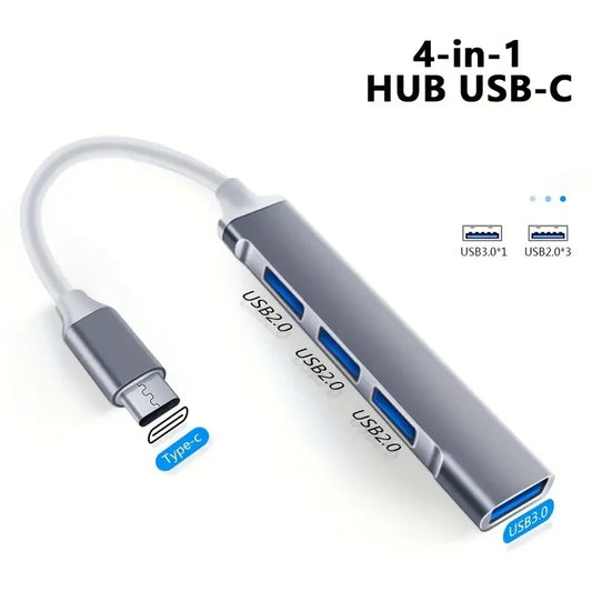 4-Port-Multi-Splitter Typ C HUB 3.0 USB 3.1 Adapter OTG für Xiaomi Lenovo Macbook 13 15 Air Pro PC Computerzubehör 