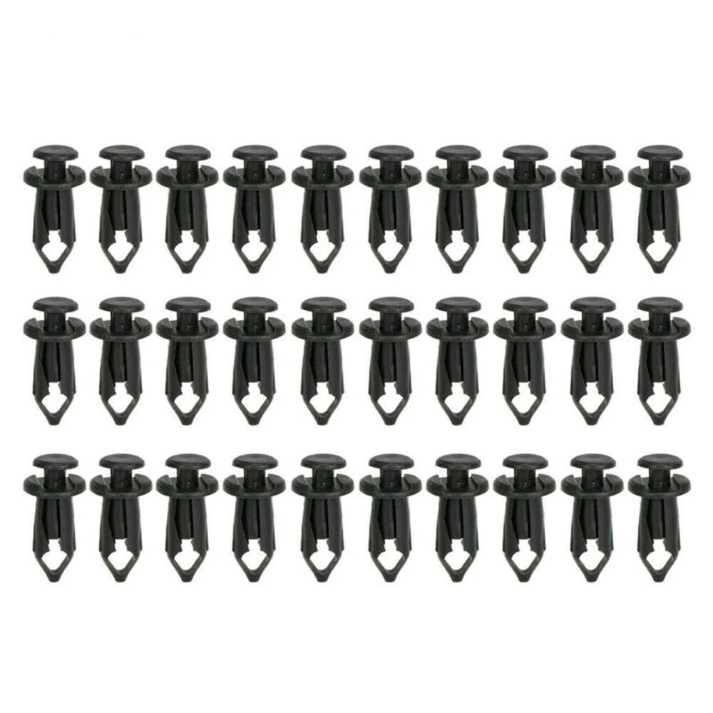 190pcs 6 Size Auto Fastener Clips Mixed Car Clips Retainer Rivet Door Panel Fender Liner Bumper Fender Trim Car Accessories