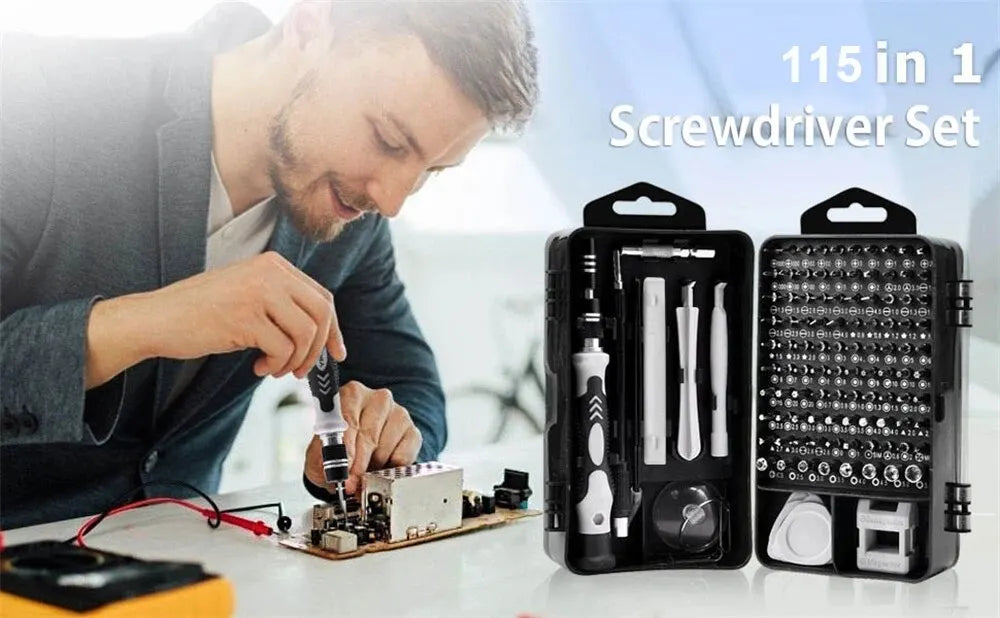 NEW 115-in-1 precision screwdriver set multifunctional professional repair tool with 98pcs magnetic suitable for various repairs