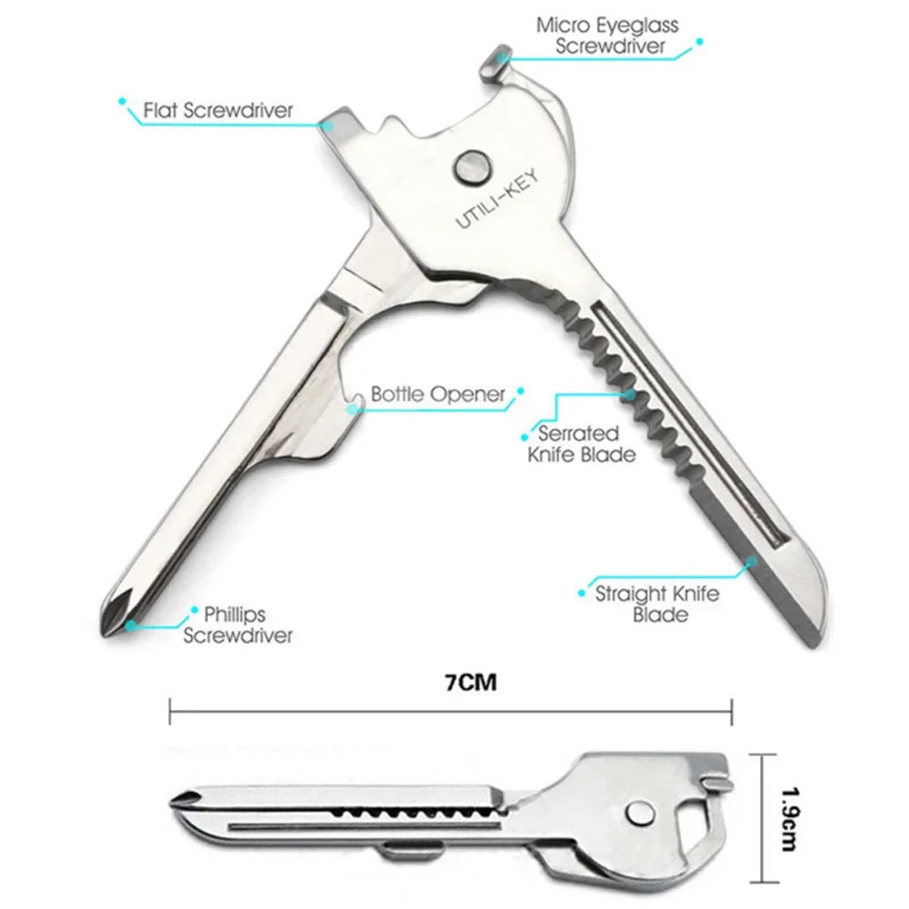 Utili Key Multi Tool Multipurpose Screwdriver pocket multiuse multitool edc gear utility outdoor gadget multifunction