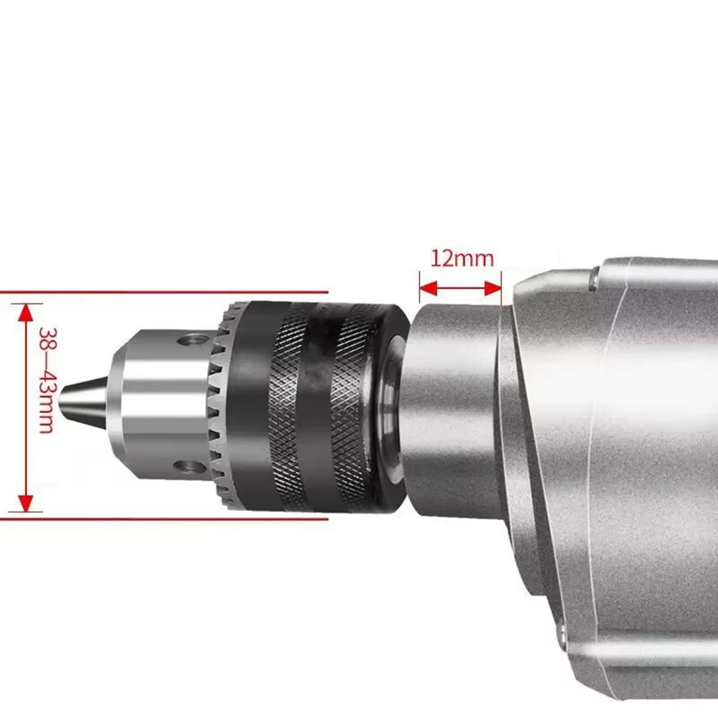 Square Hole Drill Bit Adapter Durable Accessories Easy Installation and Disassembly Joint Mortiser Bit for Hand Electric Drill