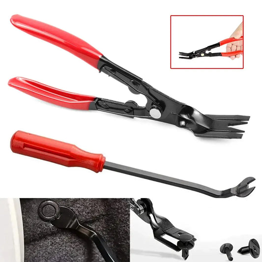 Auto Door Nail Puller Fastener Jaw Screwdriver Set Clip Pliers Dashboards Interior Removal Car Headlight Installation Tools - ToolFlx