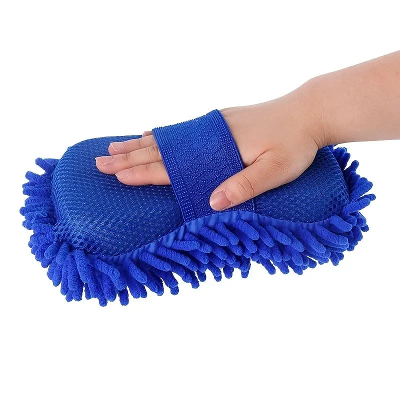 1Pcs Microfiber Car Washer Sponge Cleaning Car Care Detailing Brushes Washing Towel Auto Gloves Styling Accessories