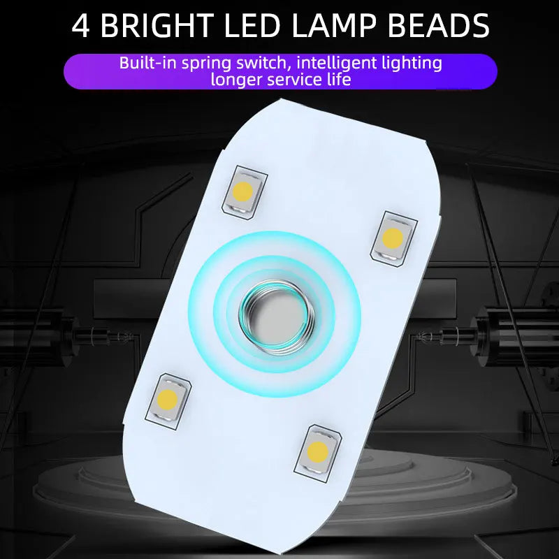 Car Touch Interior Light Hand Car Roof Magnets Ceiling Lamp Indoor Car Lighting Night Reading Light USB Charging Reading Lamp