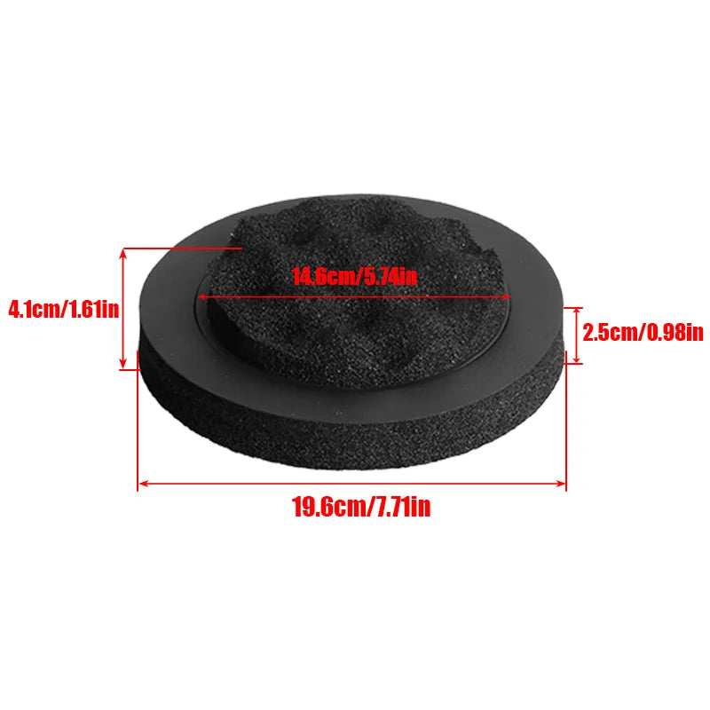 4PCS 4/5/6.5 Inch Car Speaker Sound Insulation Ring Cotton Bass Door Trim Soundproof Auto Interior Accessories Foam Universal