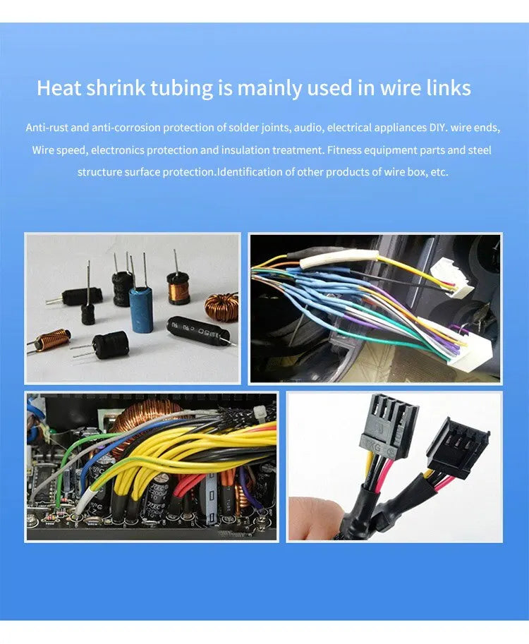 1m 41 Sealing Waterproofing AntiCorrosion Protection And Heat Shrink Tubing For WearResistant And Leak Proof MultiStrand Harness