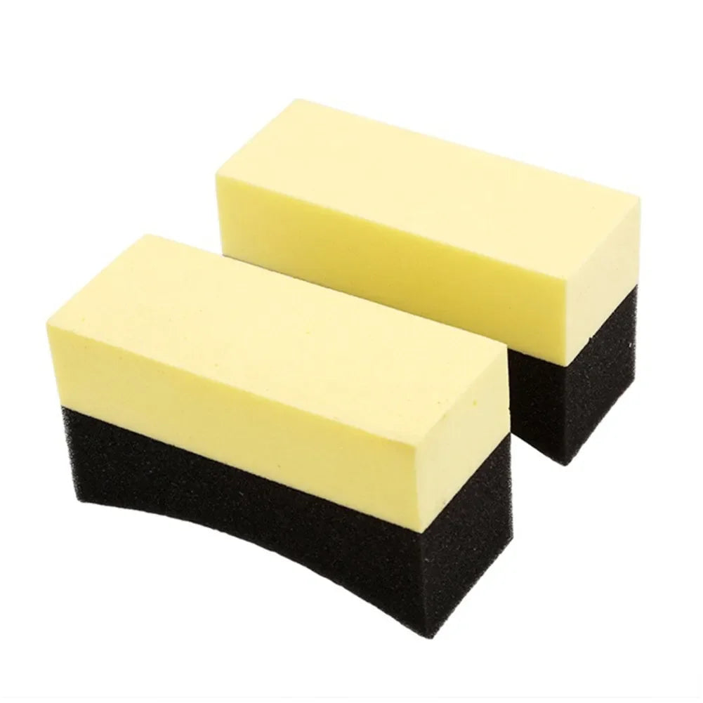 Car Wash Microfiber Towel Cleaning Sponge Brush Set for Car Wheel Wipe Water Suction Sponge Pad Polishing Tyre Brushes Tools