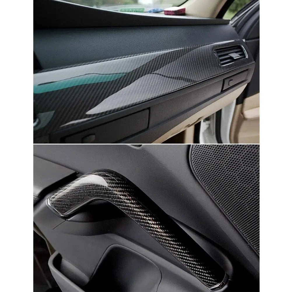 Car Stickers 7D Glossy Carbon Fiber Vinyl Film Intrior Wrap Stickers Film Stickers Decals Accessories