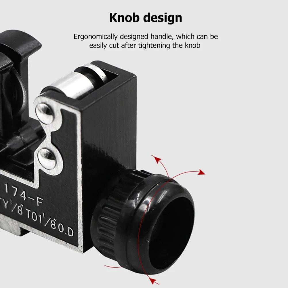 MINIATURE MANUAL COPPER TUBE CUTTER HEISE 3-28MM 1/8" to 1-1/8" Steel and Aluminum C Cutting Tool Mini Metal Small Cutter Access