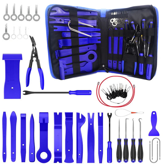 Car Trim Interior Plastic Disassembly Tools Kit Car Clips Panel Dashboard Removal Tool Auto Trim Hand Removal Accessories - ToolFlx