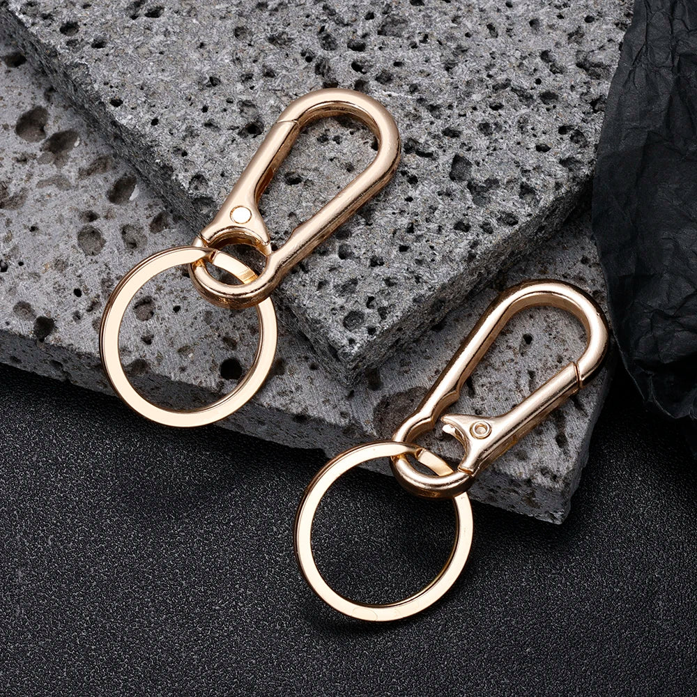 2/4/6 stücke Kürbis Schnalle Schlüsselanhänger Klettern Haken Edelstahl Auto Starke Karabiner Schlüssel Kette Metall Taille Hängen Schlüssel Ring Clips 