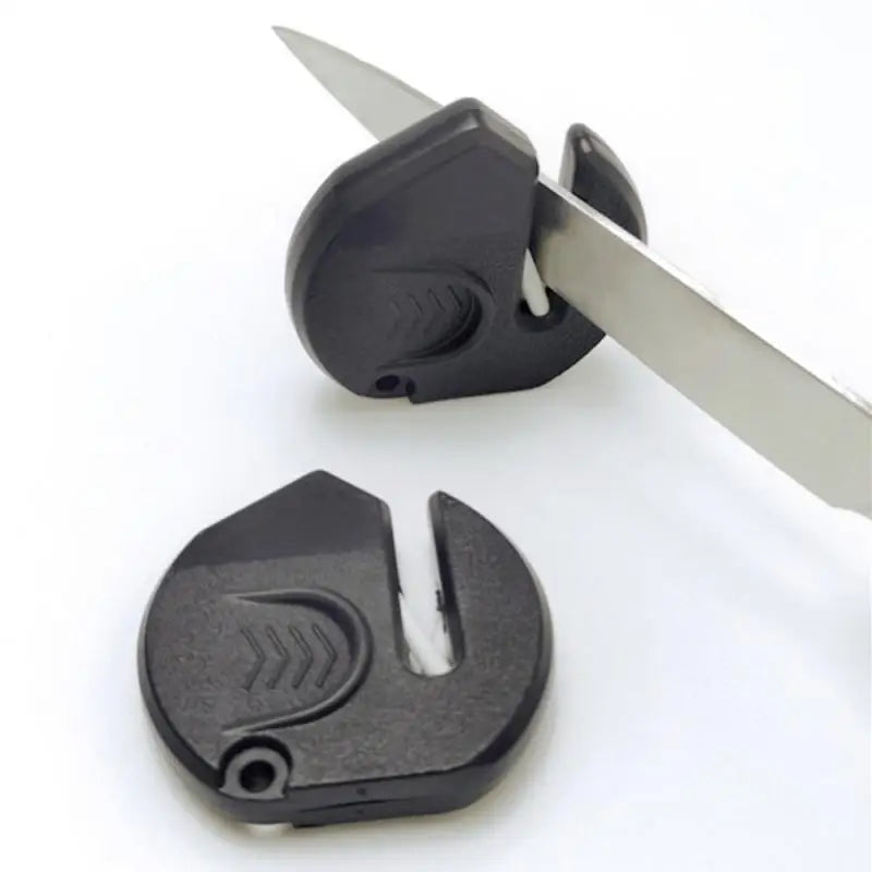 Mini Portable Outdoors Knife Sharpener Scissor Sharpen Gears Fish Hook Carbide Knife Whetstone Camping Tools Kitchen Accessories