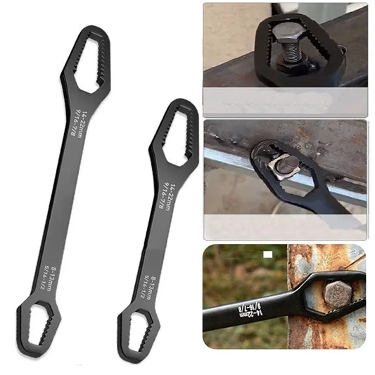 3-17mm8-22mm Universal Torx Wrench Adjustable Multifunction Wrench Board Double-head Multipurpose Torx Spanner Repair Hand Tools