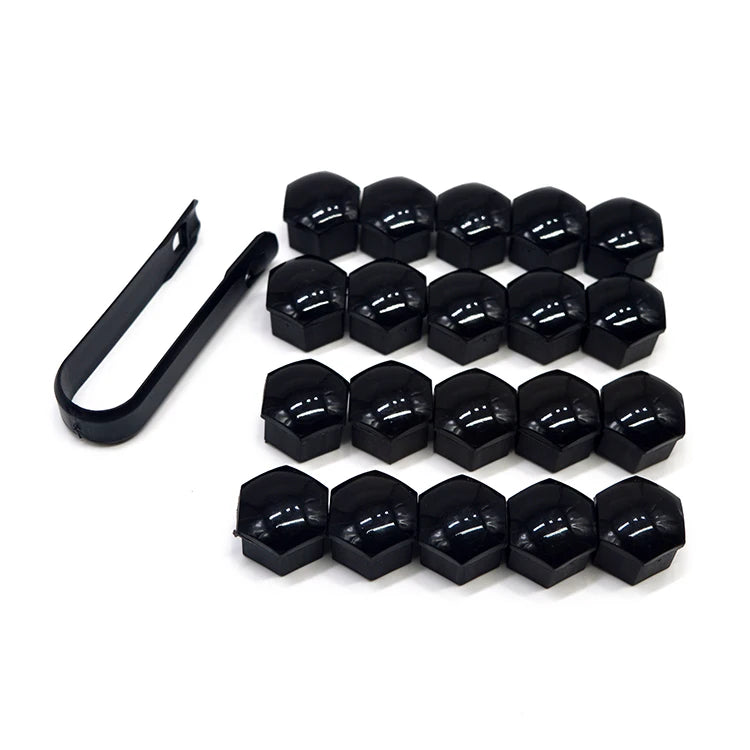 17/19/21mm 20Pcs Car Wheel Nut Caps Protection Covers Caps Anti-Rust Auto Hub Screw Cover Car Tyre Nut Bolt Exterior Decoration