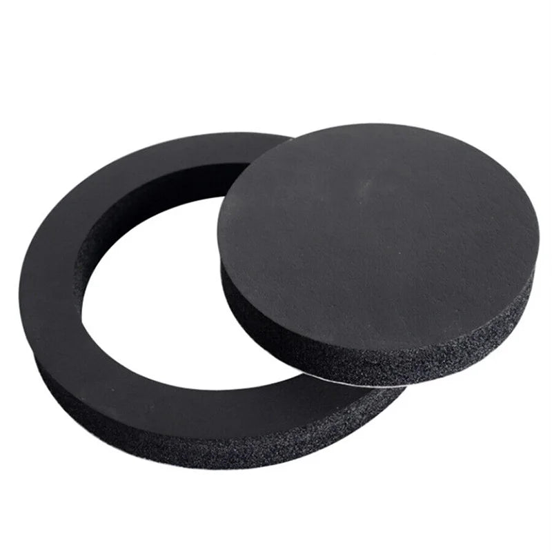 4PCS 4/5/6.5 Inch Car Speaker Sound Insulation Ring Cotton Bass Door Trim Soundproof Auto Interior Accessories Foam Universal