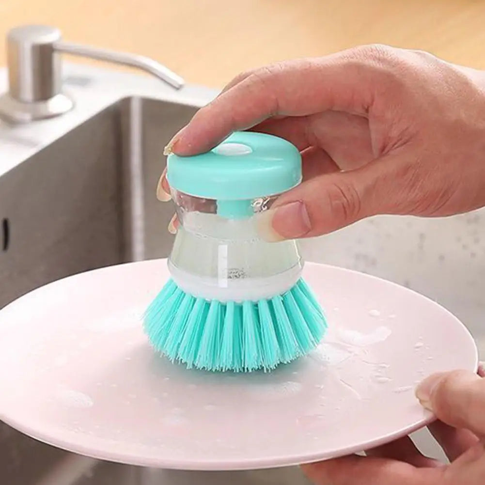 Ustensiles de lavage de cuisine, brosse à vaisselle, astronaute, avec distributeur automatique de savon liquide, accessoires de nettoyage ménager 