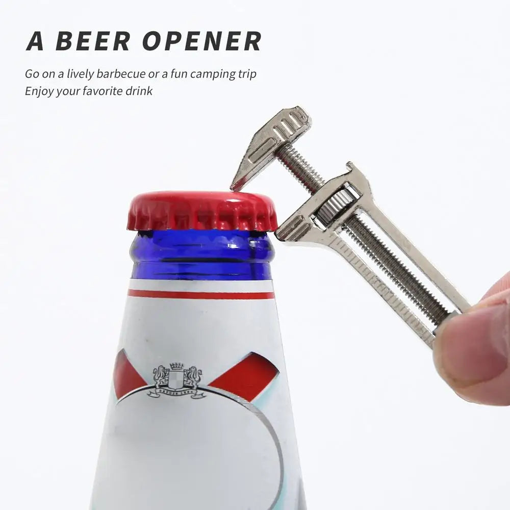 Compact wrench Titanium Multitool Universal Wrench Bottle Opener Keychain Repair Tool Accessories mini portable Titanium wrench