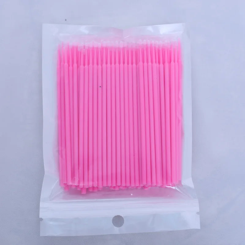 100Pcs Car Paint Touch Up Tool Disposable Car Touch Up Paint Micro Brush Fine Tip Maintenance Tool Car Detailing Small Tip Brush