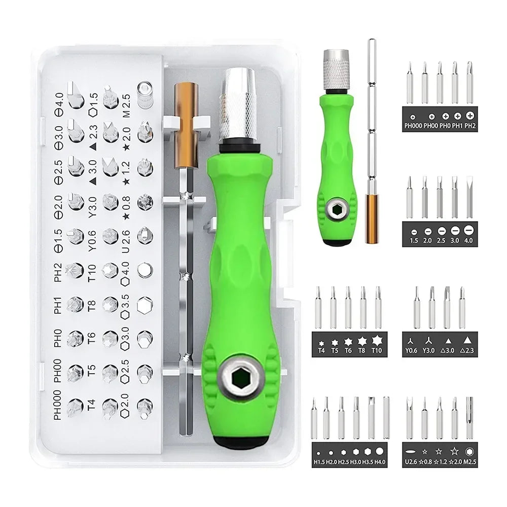 32 In 1 Multifunctional Screwdriver Combination Household Portable Cross Magnetic Precision Screwdriver Set Maintenance Tool