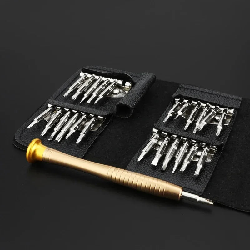 25 In 1 Screwdriver Set Magnetic Mini Precision Screwdriver Bit Set Opening Repair Tools Multifunctional Electronics Repair Tool