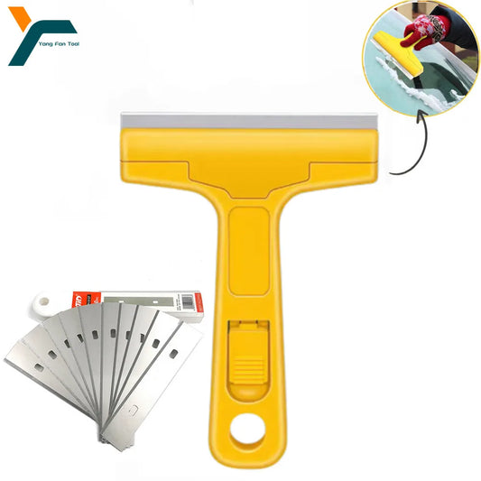 100mm Cleaning Shovel Cutter Portable Cleaning Knife Glass Floor Tiles Scraper Blade Seam Removal Household Kitchen Hand Tool