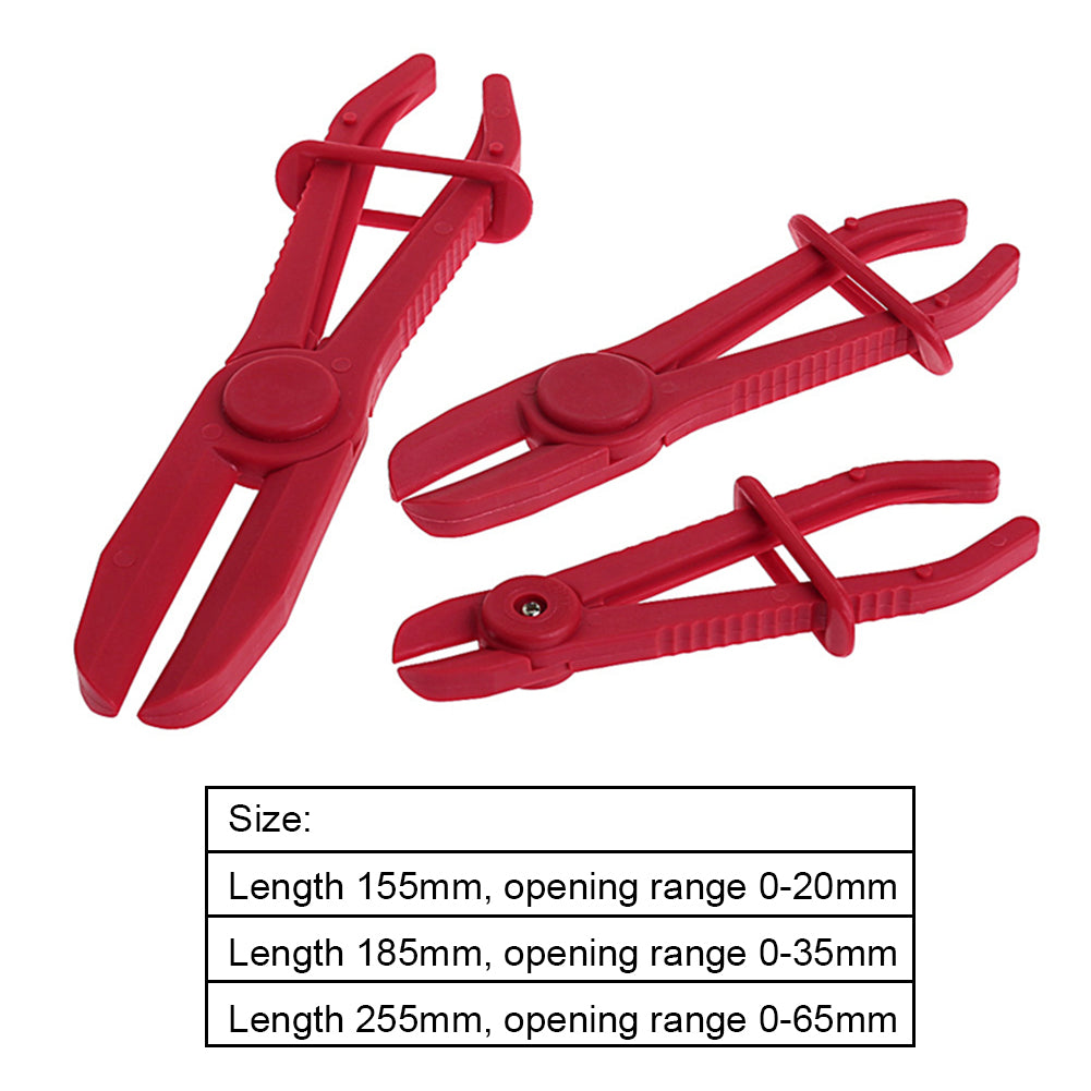 3Pcs/Set Hose Tube Clamp Pliers Tool Brake Fuel Water Line Clamp Pliers for Car Repair Hose Clamp Removal Hand Tool