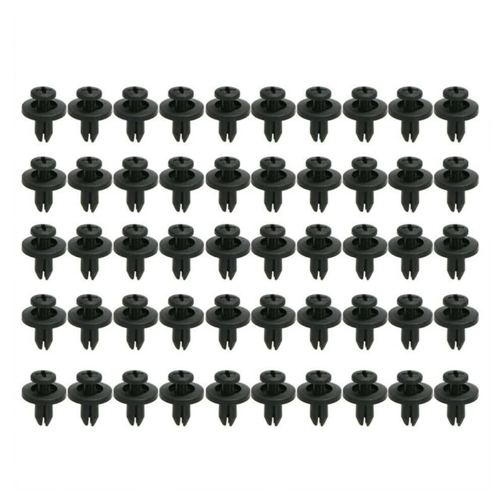 190pcs 6 Size Auto Fastener Clips Mixed Car Clips Retainer Rivet Door Panel Fender Liner Bumper Fender Trim Car Accessories