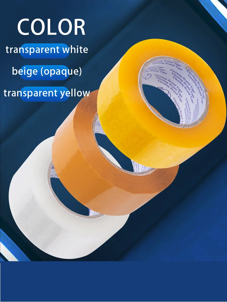 5 rolls of clear packaging tape, heavy duty packaging tape for shipping packaging mobile sealing, 45 yards per roll