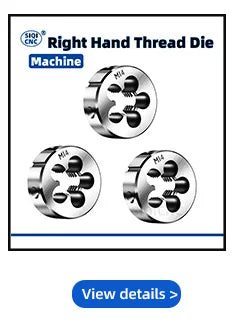 SIQICNC Right Hand Thread Tap HSS Machine Plug Tap Metric Screw Tap Drill Thread Tool M2 M3 M4 M6 M7 M8 M10 M12 M14 Hand Tools