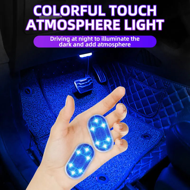 Car Touch Interior Light Hand Car Roof Magnets Ceiling Lamp Indoor Car Lighting Night Reading Light USB Charging Reading Lamp