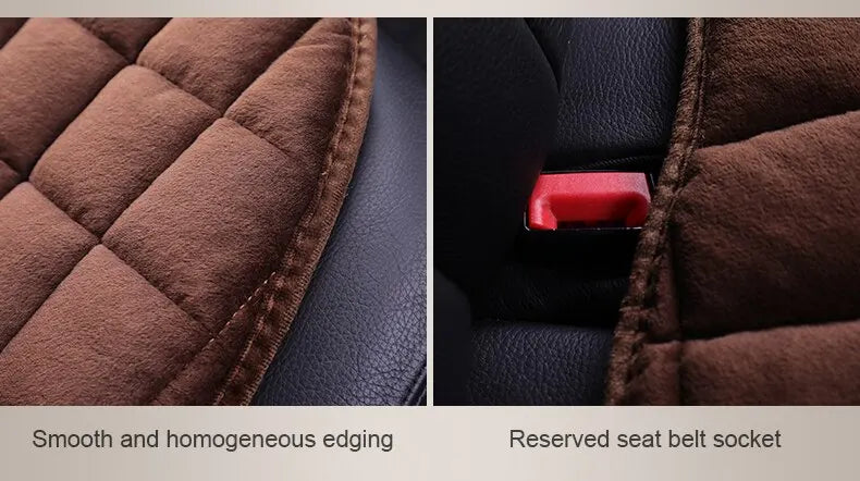 Car Seat Cover Winter Warm Seat Cushion Anti Slip Universal Front Chair Seat Breathable Pad for Vehicle Auto Car Seat Protector