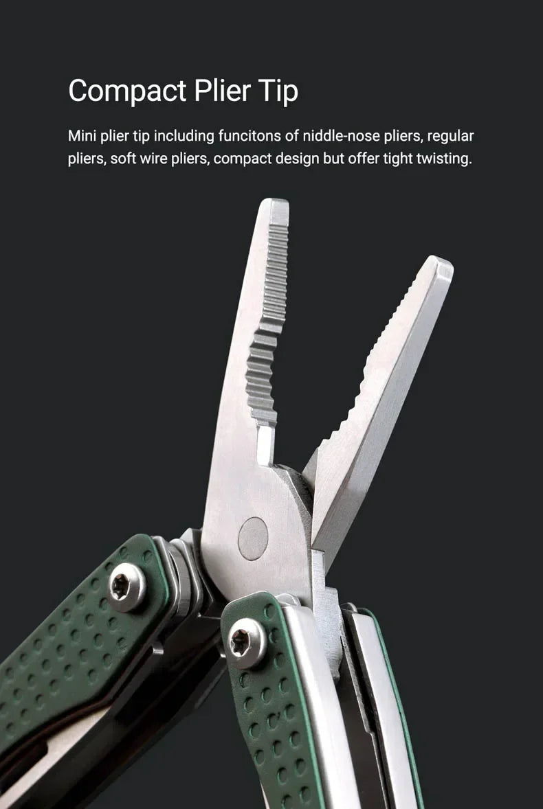 NexTool Mini Flagship 10 IN 1 Multifunktions-EDC-Klapphandwerkzeuge Taschenzange Schraubendreher Flaschenöffner Outdoor-Multitool 