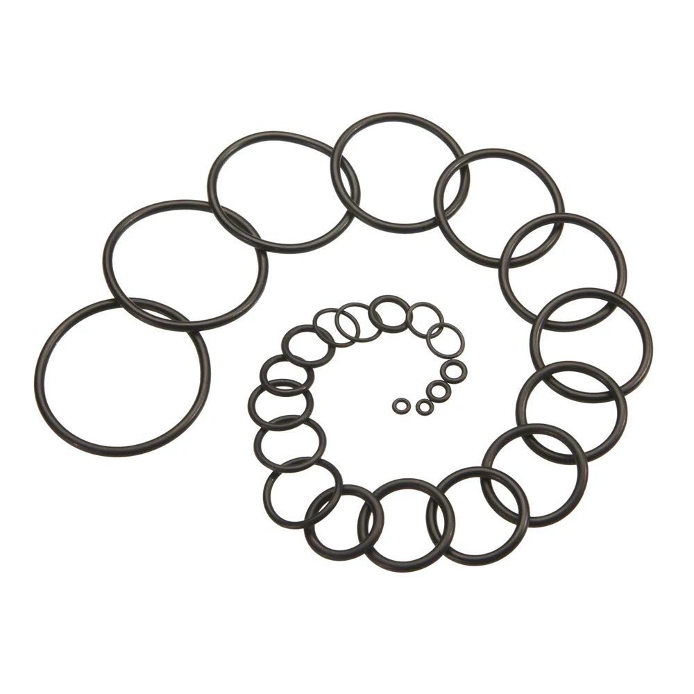 419/225PCS Rubber O-Ring Assortment Kit Buna-N Gasket Sealing Replacement O-Rings 32 Metric Sizes for Plumbing Faucet Repair