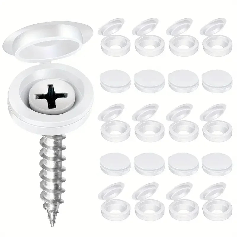 10/100pcs Screw Decorative Cover Cross Screw Nail Cap Folding Buckle for Car Furniture Decorative Nuts Cover Bolts Hardware