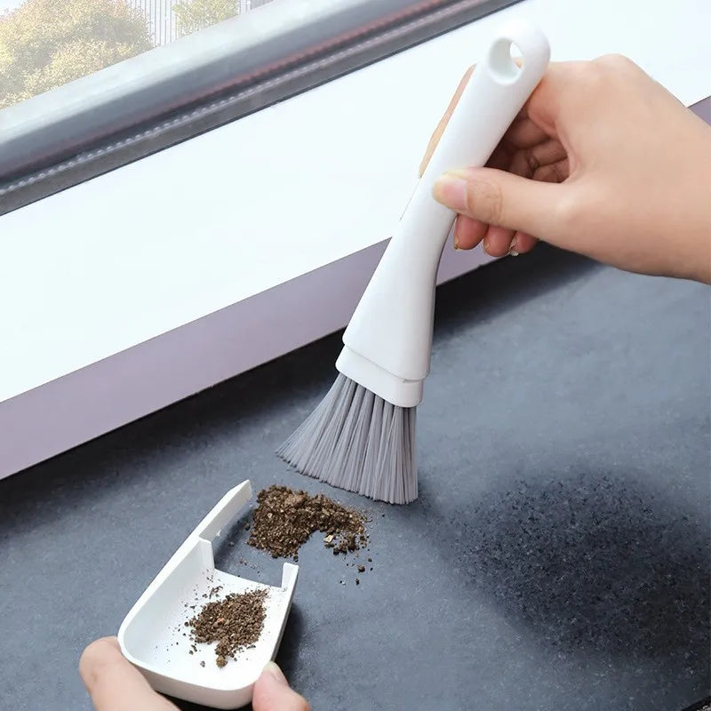 Household window groove cleaning brush multi-functional door and window groove tile gap cleaning brush hard bristle brush dea...