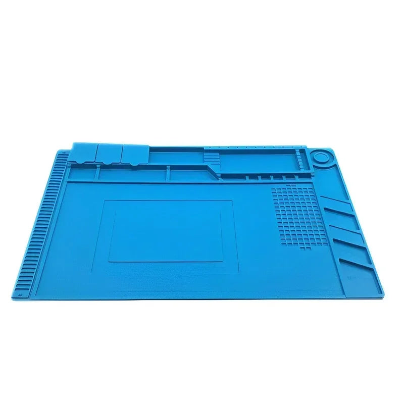 Repair Pad Insulation Heat-Resistant Soldering Station Silicon Soldering Mat Work Pad Desk Platform for BGA Soldering Station