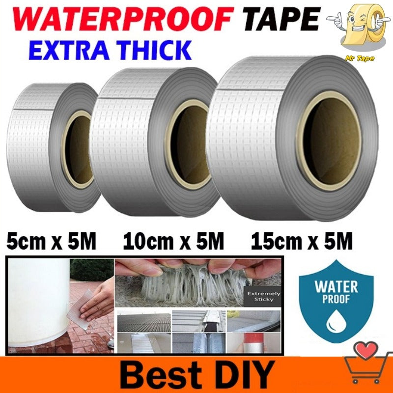 Waterproof Tape Self-adhesive Butyl Sealing Tape Roof Repair Sealed Adhesive Sealant High And Low-temperature Resistance Tape