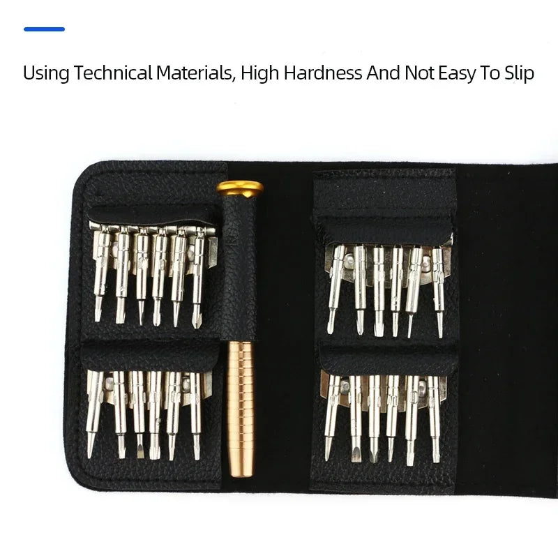 25 In 1 Screwdriver Set Magnetic Mini Precision Screwdriver Bit Set Opening Repair Tools Multifunctional Electronics Repair Tool