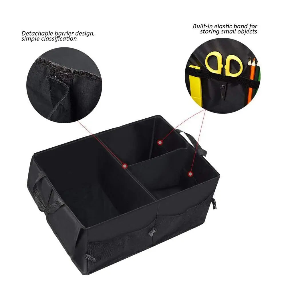 Car Trunk Storage Bag Folding Multifunction Container Tool Food Storage Bags Organizer Trunk Box for Universal Car