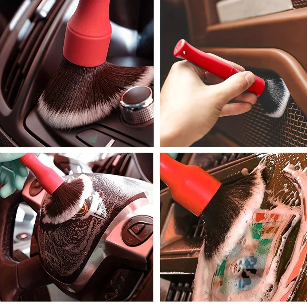 Car Ultra-Soft Detailing Brush Super Soft Auto Interior Detail Brush With Synthetic Bristles Duster Brush