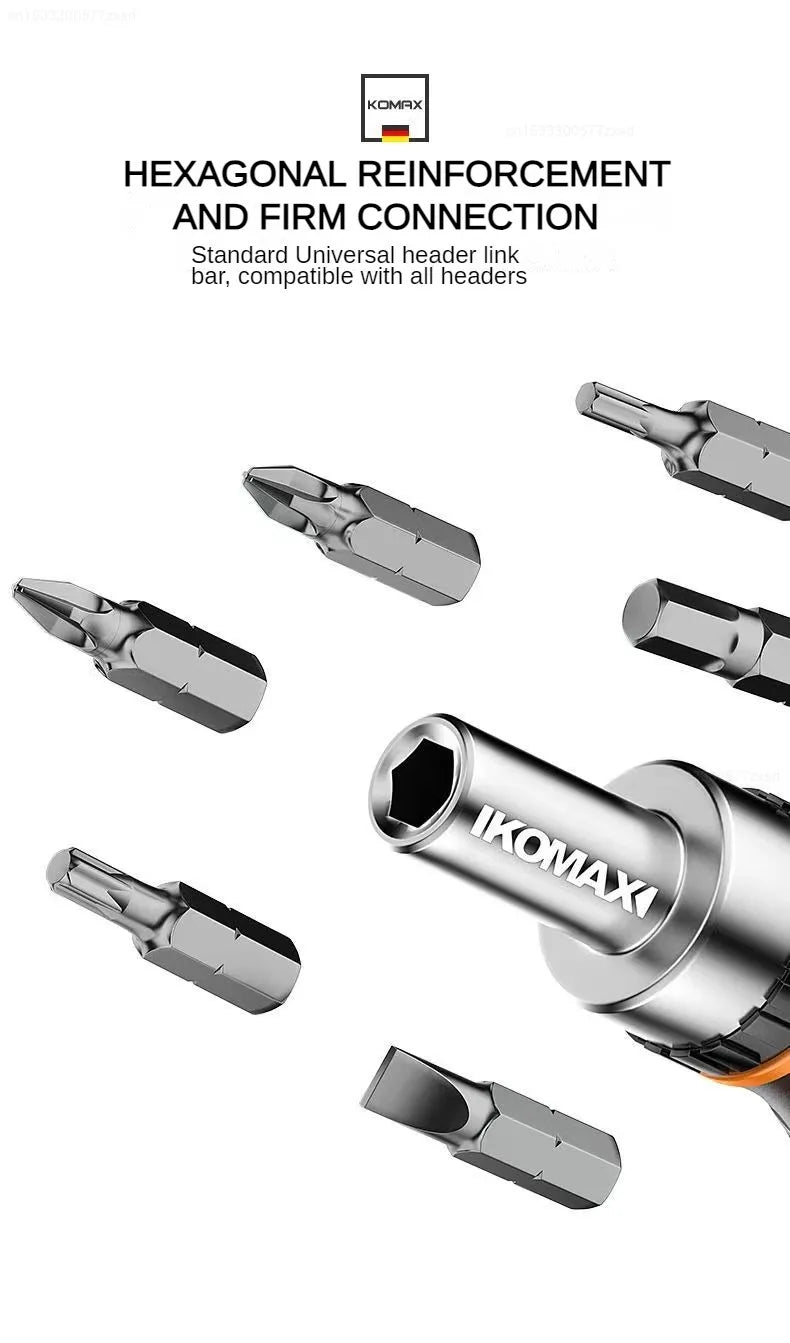 Xiaomi Ensemble de tournevis à cliquet réglable 9 en 1 Outils de tournevis à écrou magnétique Tournevis à main multifonctionnel pour réparation électronique 