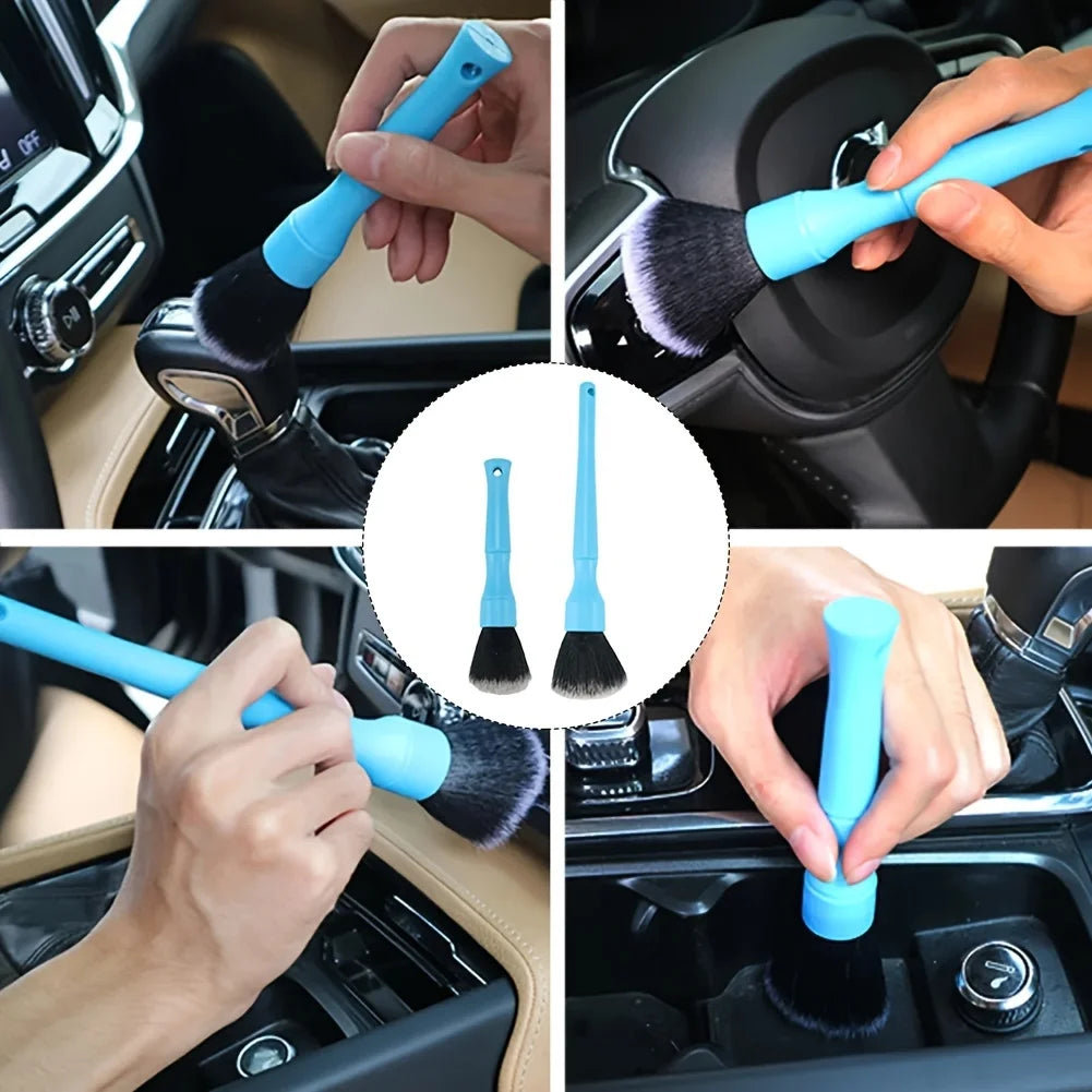 Car Ultra-Soft Detailing Brush Super Soft Auto Interior Detail Brush With Synthetic Bristles Duster Brush